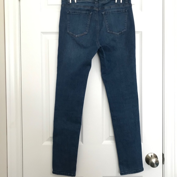 Y2K WAX JEAN Denim Jeans Skinny Ankle Size 6 Fit Deep Blue - Picture 10 of 12